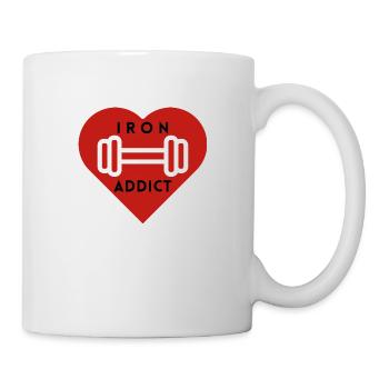 Gym Iron Addict - Mug - white - Right