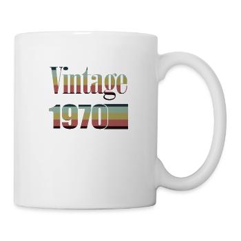 1970 anniversaire 1970 né en 1970 anniversaire - Mug blanc - blanc - Droite