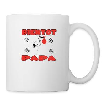 BIENTOT PAPA - Mug blanc - blanc - Droite
