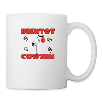 BIENTOT COUSIN - Mug blanc - blanc - Droite