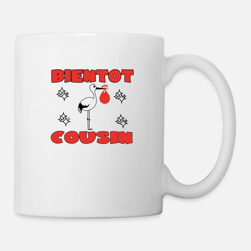 SOON COUSIN - Mug - white
