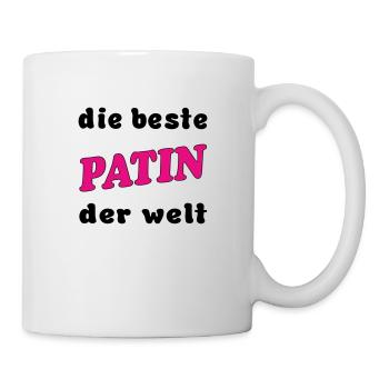 Die beste PATIN MARRAINE der welt - Mug blanc - blanc - Droite