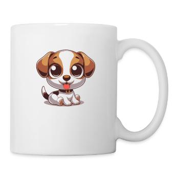 Baby Hund - Tasse - Weiß - Rechts
