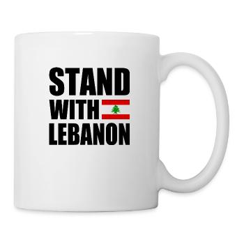 STAND WITH LEBANON - Mug - white - Right
