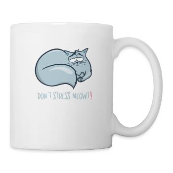 No stress cat - Mug - white - Right