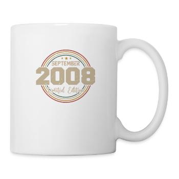 September 2008 Geburtstagsgeschenk 2008 - Tasse - Weiß - Rechts