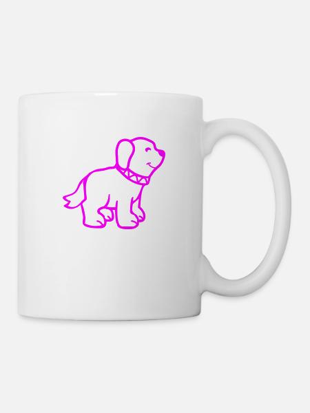 dog - Tasse - Weiß