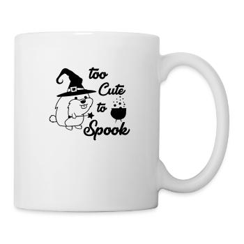 trop mignon pour effrayer - Mug blanc - blanc - Droite