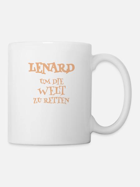 Helfer Lenard - Tasse - Weiß