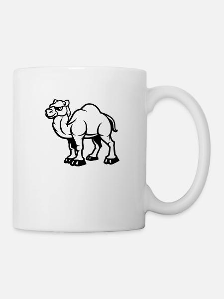 kamel - Tasse - Weiß