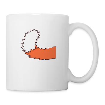 Cat Dog Tail Hairy Pet Tail - Mug - white - Right