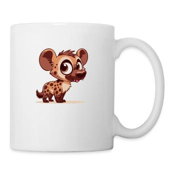 Baby-Hyäne - Tasse - Weiß - Rechts