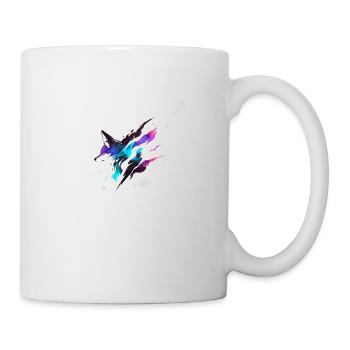 Kosmischer Fuchs - Tasse - Weiß - Rechts