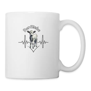 Dorfliebe - Tasse - Weiß - Rechts