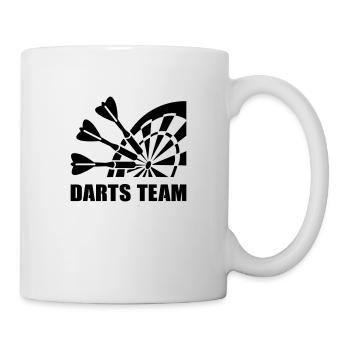 Darts Team - Tasse - Weiß - Rechts