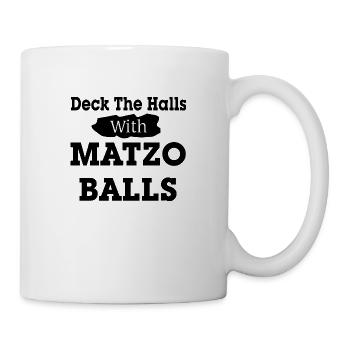 Décorez les salles avec des boules de pain azyme - Mug blanc - blanc - Droite