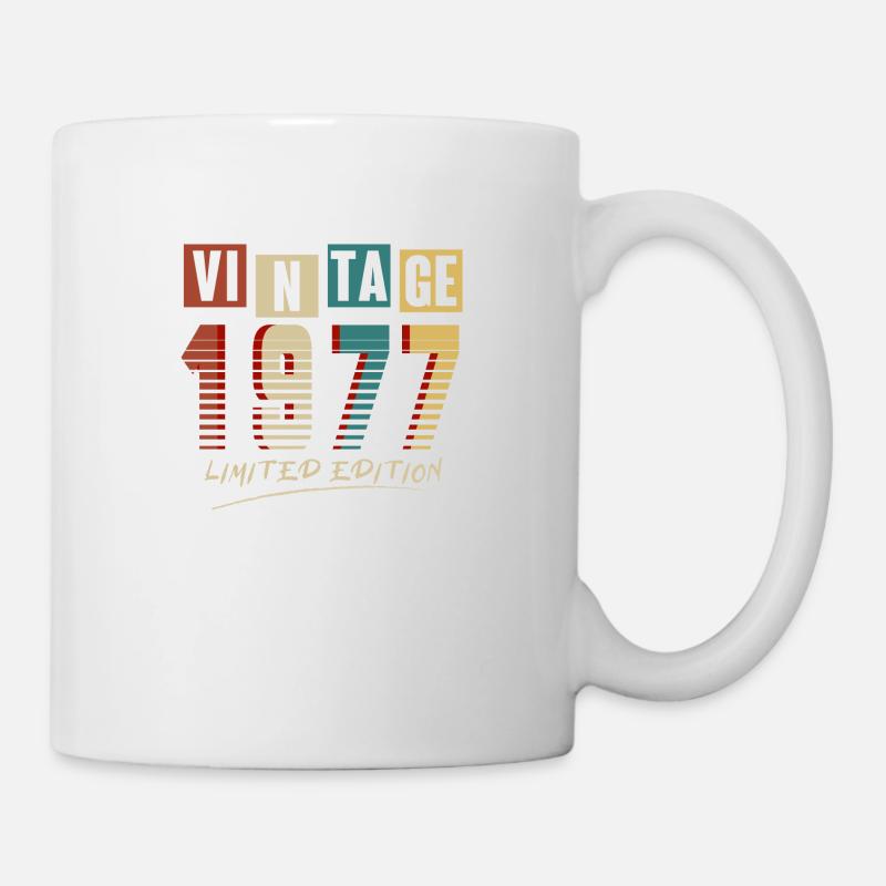 Vintage 1977 : Edition Limitée - 48e anniversaire. - Mug blanc - blanc