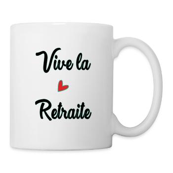 RETIREMENT. RETIREMENT. RETIRED. HAPPY RETIREMENT - Mug - white - Right