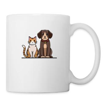 L’amitié pour la vie - Mug blanc - blanc - Droite