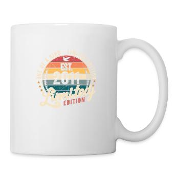 Birthday Gift 2011 Vintage 2011 Retro 2011 - Mug - white - Right