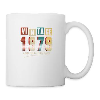 Vintage 1979: Limited Edition - 46th Anniversary. - Mug - white - Right
