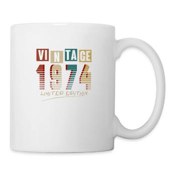 Vintage 1974: Limited Edition - 51st Anniversary. - Mug - white - Right