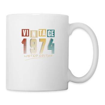 1974 Vintage 1974 Born in 1974 Birthday. Year 2 - Mug - white - Right
