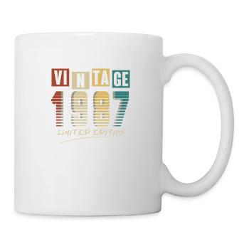 1987 Vintage 1987 Born in 1987 Birthday. Year 2 - Mug - white - Right