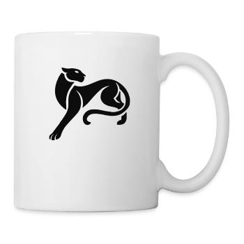 panther - Tasse - Weiß - Rechts
