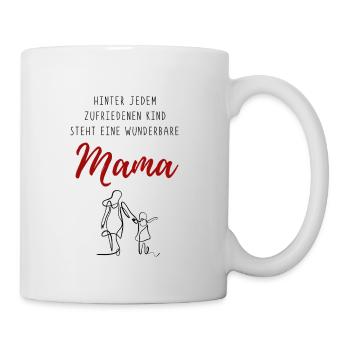 Derrière chaque enfant heureux - une maman merveilleuse - Mug blanc - blanc - Droite