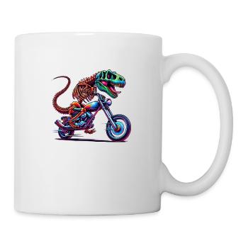 Motorrad Motocross biker bike - Tasse - Weiß - Rechts