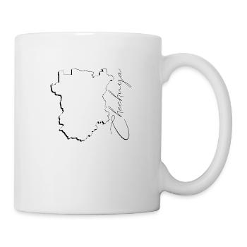 (RU) Tschetschenien Landkarte als Umriss EN - Tasse - Weiß - Rechts