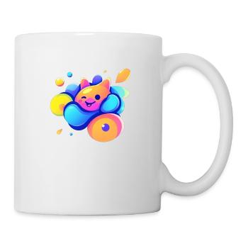 Happy - Tasse - Weiß - Rechts