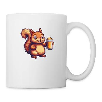 Squirrel Pixel Beer - Mug - white - Right