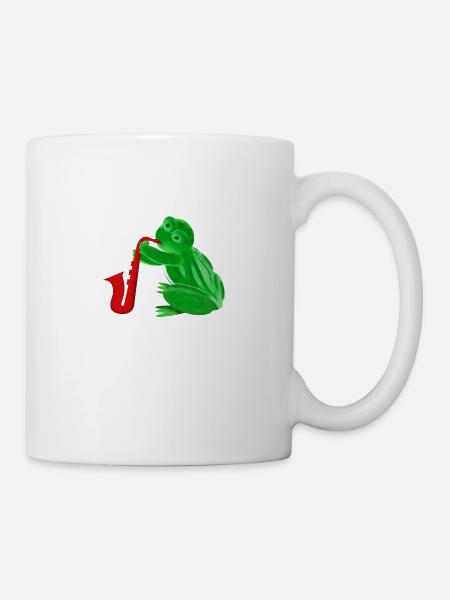 Saxofrog - Tasse - Weiß