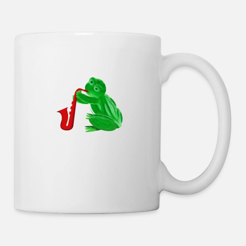 Saxofrog - Tasse - Weiß