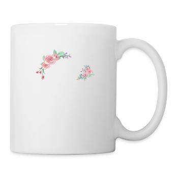 Letter c flowers - Mug - white - Right