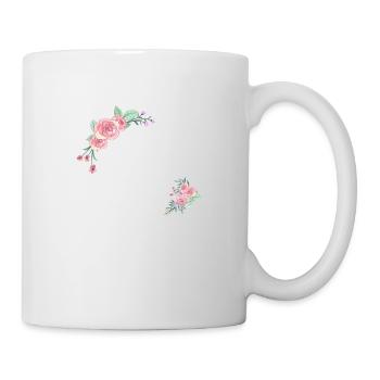 Letter s flowers - Mug - white - Right