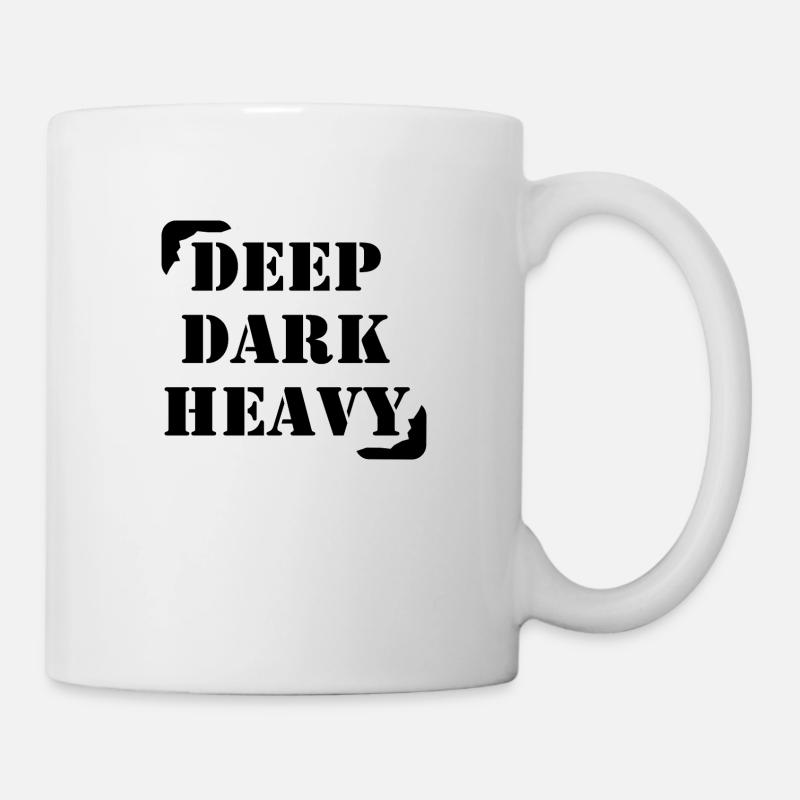 DeepDarkHeavy - Tasse - Weiß