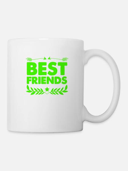 best friends - Tasse - Weiß