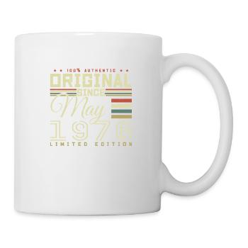 Gift Anniversaire Mai 1976, Gift May 1976 - Tasse - Weiß - Rechts