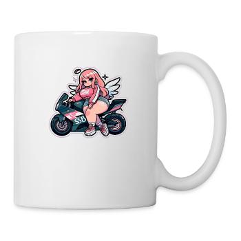 ライダーガール raidaa gaaru - Tasse - Weiß - Rechts