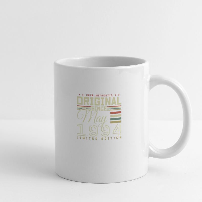 Cadeau Anniversaire Mai 1994, Gift May 1994 Mug blanc