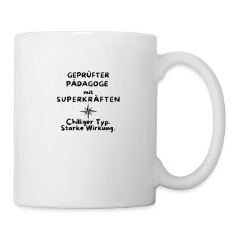 Erzieher:in Geschenk Abschied & Dankeschön - Tasse - Weiß - Rechts