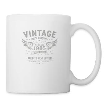 Né en Août 1985, Construit Août 1985 - August 1985 - Mug blanc - blanc - Droite