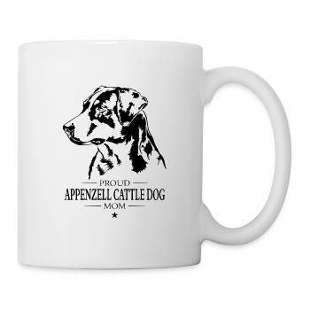 Appenzell Cattle Dog Mom Hunde Hund Wilsigns - Tasse - Weiß - Rechts