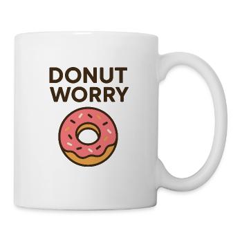 Donut Worry Motivational Design - Mug - white - Right