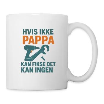 Motif de conception de mémoire avec des outils - Mug blanc - blanc - Droite