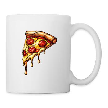 Pepperoni Pizza Dream : Miracle du fromage brillant - Mug blanc - blanc - Droite