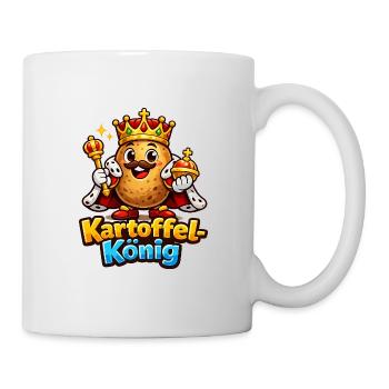 Kartoffel-König | Kartoffelkönig (md) - Tasse - Weiß - Rechts